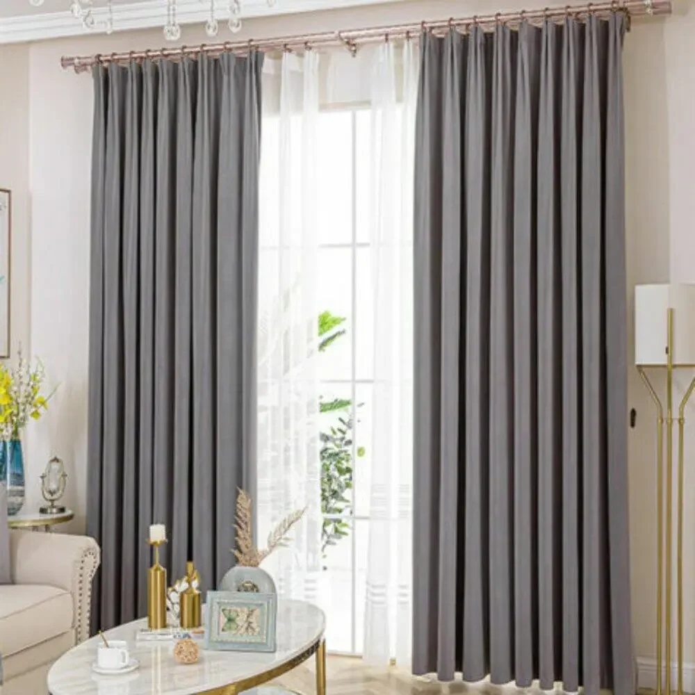 Williams Sonoma Belgian Linen Rod Pocket Drape Curtain 1 Panel Smoke Gray NEW